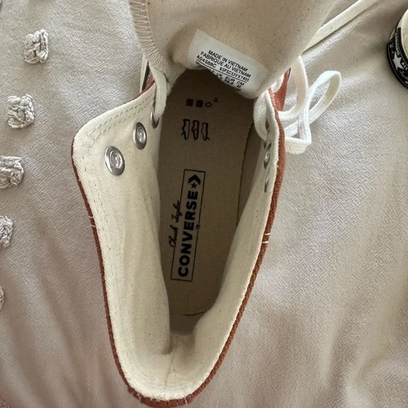 All star Chuck Taylor Converse Brown High-Top Sneakers - Picture 7 of 9